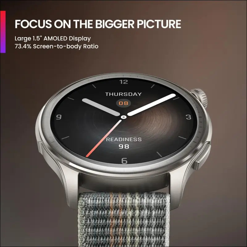 Amazfit Balance Smart Watch, NFC, Contactless Payment, AI Fitness Coach Sleep & Health Tracker with Body Composition Measurement, GPS, Alexa, Bluetooth Calls, 14-Day Battery...
