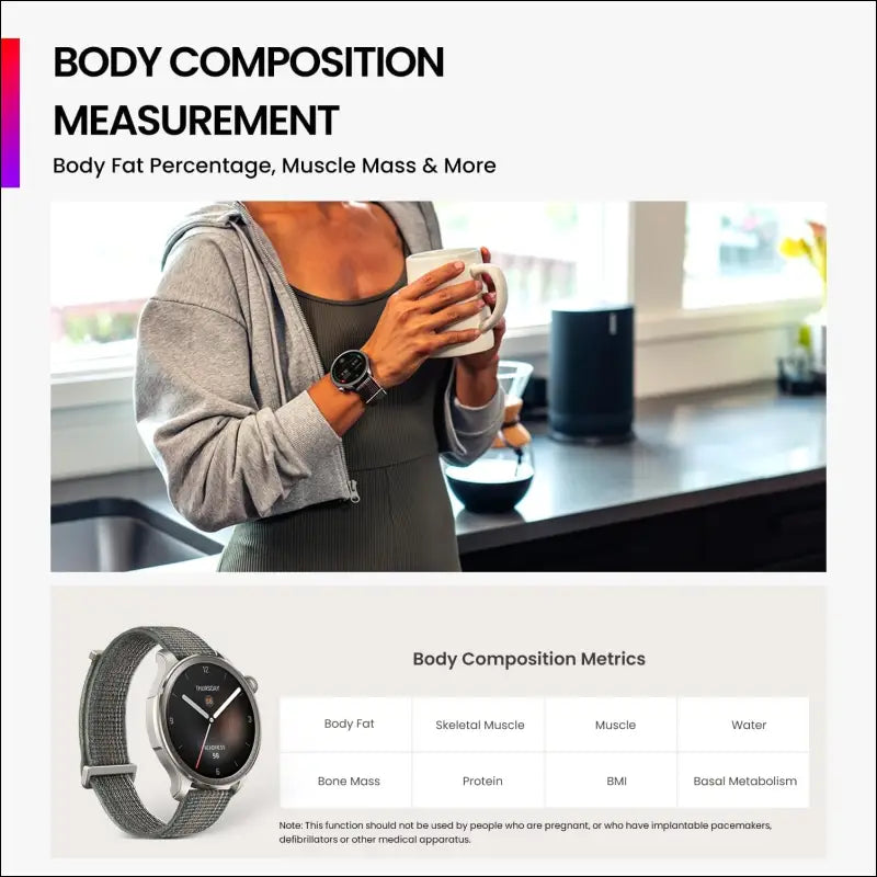 Amazfit Balance Smart Watch, NFC, Contactless Payment, AI Fitness Coach Sleep & Health Tracker with Body Composition Measurement, GPS, Alexa, Bluetooth Calls, 14-Day Battery...