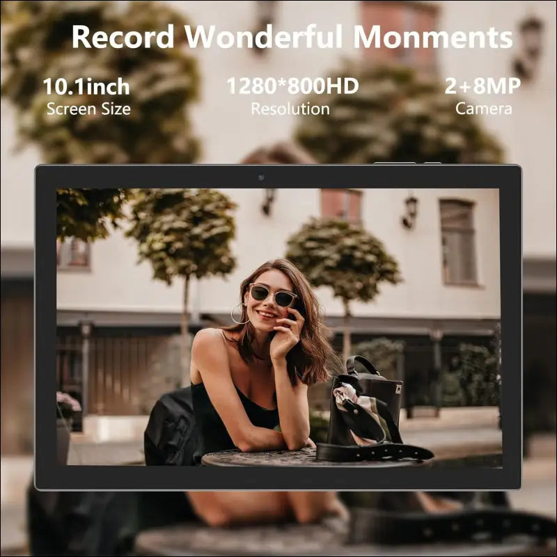 Android 14 Tablet 10 Inch Tablet, DDR4 8GB RAM 64GB Storage Tablets, Support 1TB Expand 2MP+8MP Dual Camera 10 in Tab, WiFi6 Bluetooth 6000mAh Battery, 1280 * 800 10.1'' IPS HD...