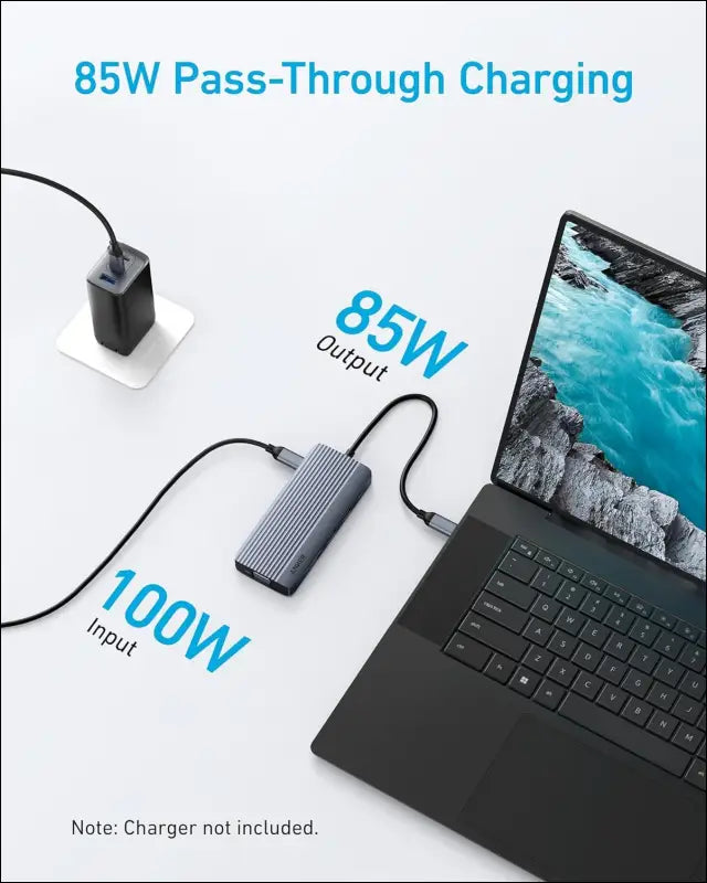 Anker 10-in-1 USB C Hub Dual-Display USB-C Docking Station 4K@30Hz HDMI Display 1080p VGA 100W Power Delivery 5 Gbps