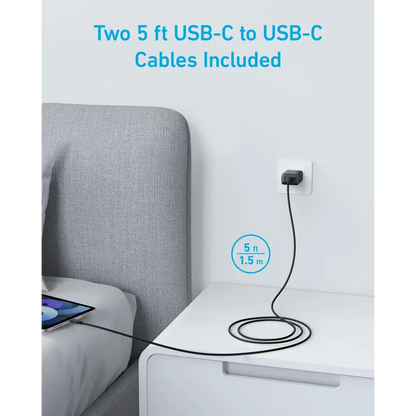 Anker iPhone 16 Charger 2-Pack 20W Fast USB C Charger Block for iPhone 16/16 Pro Max/15 Series/iPad Pro and More (Black