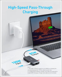 Anker Laptop Docking Station 8-in-1 USB-C Hub 4K Dual Monitor USB C Adapter with 2 HDMI 1 Gbps Ethernet USB Hub 100W