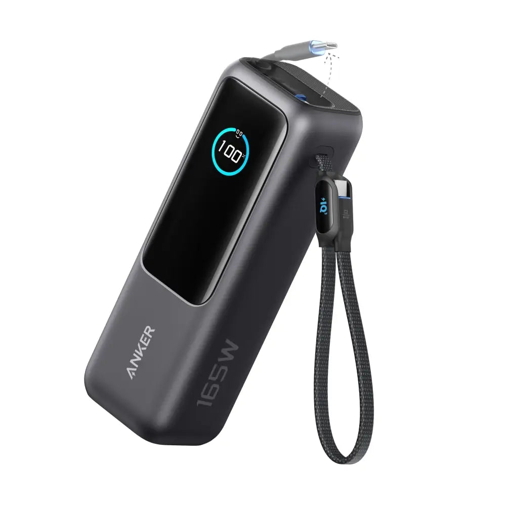 Anker Laptop Power Bank 25,000mAh Portable Charger with Triple 100W USB-C Ports for Multi-Device Charging Built-in
