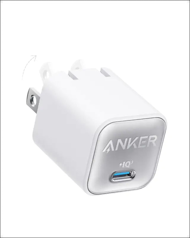 Anker Nano Charger USB C GaN Charger 30W PIQ 3.0 Foldable PPS Fast Charger for iPhone 16 / 15 and more series Galaxy