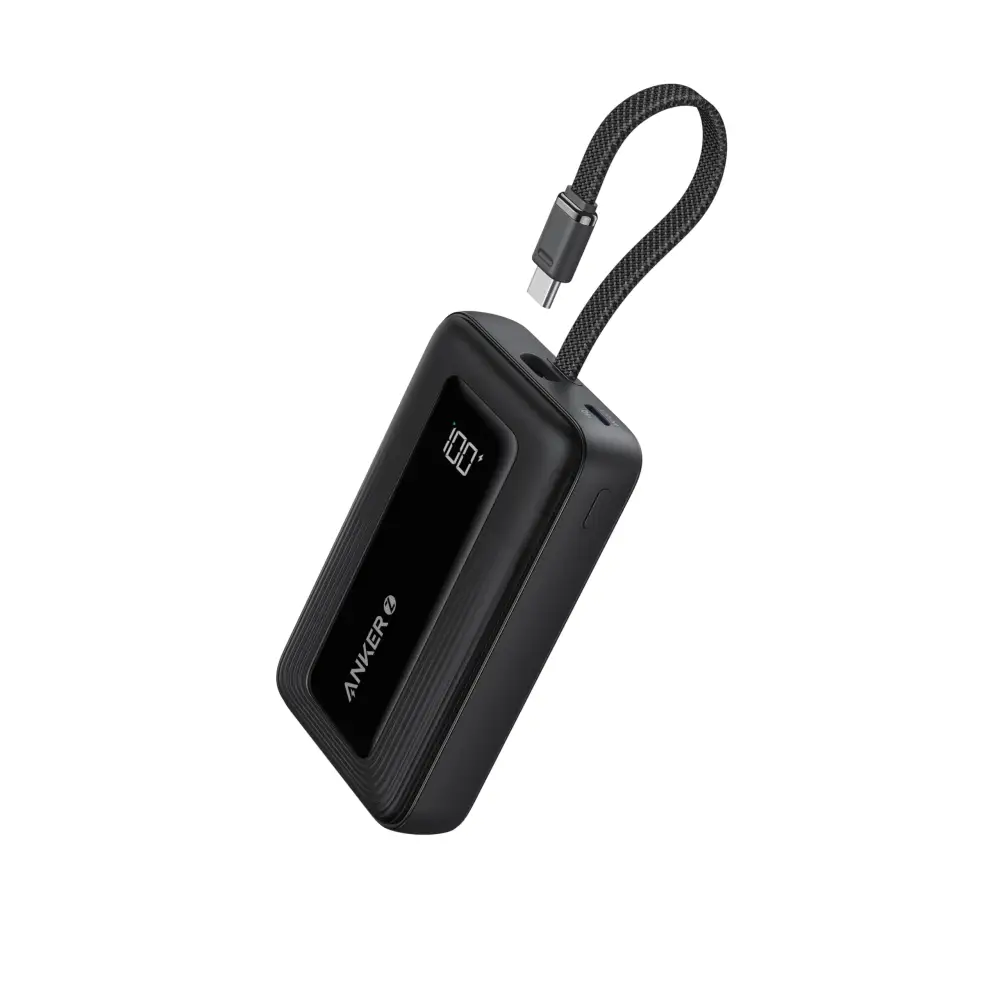 Anker Portable Charger 10,000mAh 30W Power Bank USB-C in and Out Fast Charging Battery Pack Travel Essential Phone