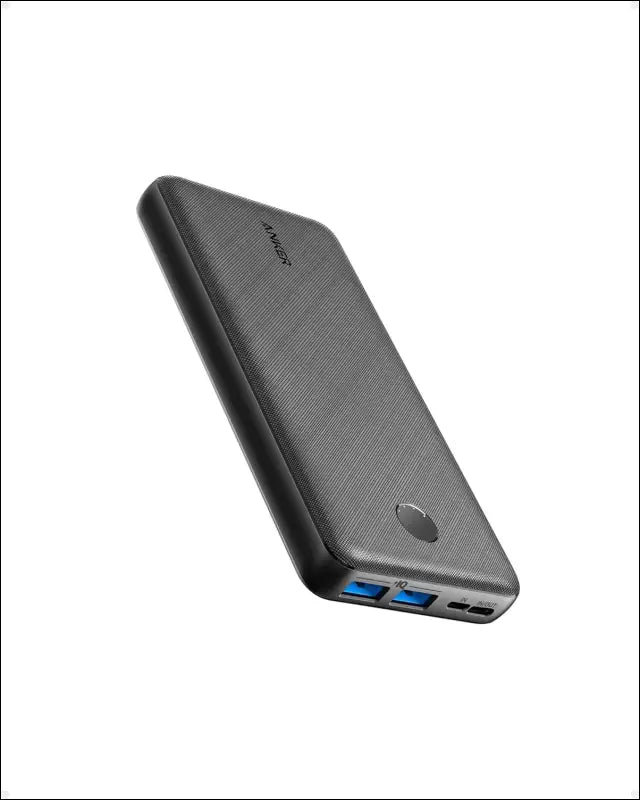 Anker Power Bank, 325 Portable Charger (PowerCore Essential 20K), 20,000mAh Battery Pack with PowerIQ Technology, USB-C Input and Output Ports for iPhone 16/15 Series, Samsung...