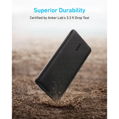 Anker Power Bank(PowerCore 10K),Compact Travel-Ready 10,000mAh Battery Pack with PowerIQ Charging Technology,5V/3A