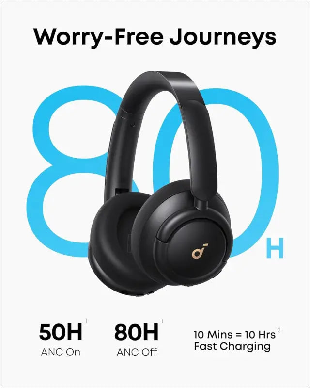 Anker soundcore Life Q30 Hybrid Active Noise Cancelling Headphones with Multiple Modes, Hi-Res Sound, 40H Playtime, Fast Charge, Soft Earcups, Bluetooth Headphones, Travel