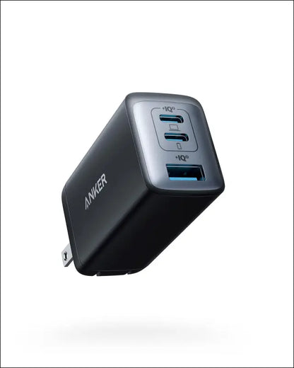 Anker USB C Charger (Nano 65W) PPS 3-Port Fast Compact Foldable USB C Charger Block for MacBook iPad Pro Galaxy S24
