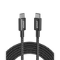 Anker USB C to USB C Cable Type C Charging Cord Fast Charge(10FT,100W) for iPhone 16/16 pro MacBook and More(USB
