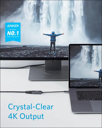 Anker USB C to HDMI Adapter (4K@60Hz) 310 USB-C Adapter (4K HDMI) for MacBook Pro MacBook Air Pixelbook XPS and More