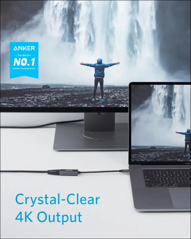 Anker USB C to HDMI Adapter (4K@60Hz) 310 USB-C Adapter (4K HDMI) for MacBook Pro MacBook Air Pixelbook XPS and More