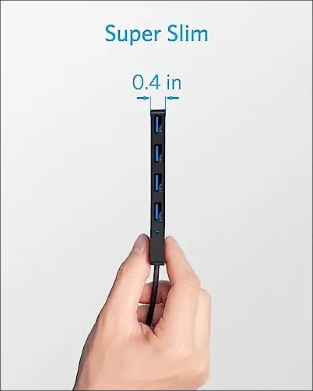 Anker USB Hub 4 Ports Multiple USB 3.0 Hub USB Splitter for Laptop Extender for A Port Laptop PC Desktop and More