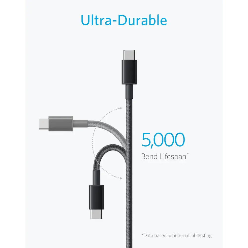 Anker USB to USB C Cable [2 Pack 3FT] USB A to USB C Charger Cord for Samsung Galaxy S10 S10 + LG V30 Beats Fit Pro