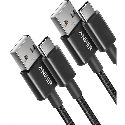 Anker USB to USB C Cable [2 Pack 3FT] USB A to USB C Charger Cord for Samsung Galaxy S10 S10 + LG V30 Beats Fit Pro