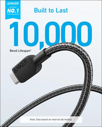 Anker USB to USB C Cable USB A to Type C Charger Cord (2 Pack 6FT) for Samsung Galaxy Note 10/S10 + S10 LG V30 (USB 2.0