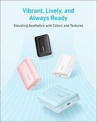 Anker Zolo Magnetic Power Bank Compact 10,000mAh Wireless Portable Charger with 30W Max Fast Charging Skin-Friendly