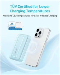 Anker Zolo Magnetic Power Bank Compact 10,000mAh Wireless Portable Charger with 30W Max Fast Charging Skin-Friendly