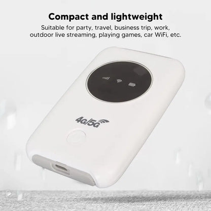 Annadue 4G LTE USB WiFi Modem, 5G WiFi Hotspot Device Unlocked Mobile Router 300Mbps with SIM Card Slot, Portable Wireless Network Router for Travel, Car, Activities