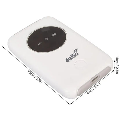 Annadue 4G LTE USB WiFi Modem, 5G WiFi Hotspot Device Unlocked Mobile Router 300Mbps with SIM Card Slot, Portable Wireless Network Router for Travel, Car, Activities