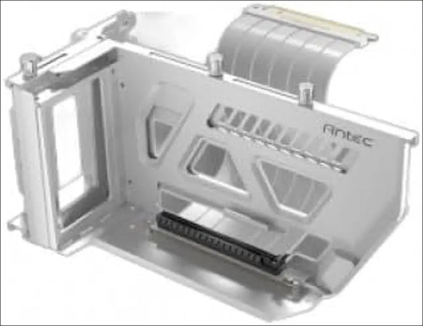 Antec Adjustable PCIE-4.0 Vertical GPU Bracket and PCI-E 4.0 Riser Cable White (190Mm)