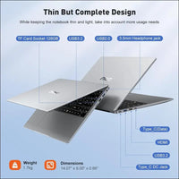 AOC Laptop 15.6 inch, 16 GB DDR4.512 GB SSD (Supports Extension 2 TB), Notebook Gaming, Metal housing, 180° Folding, HDMI, WiFi