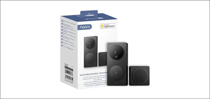Aqara Video Doorbell G4 (Chime Included), 1080p FHD HomeKit Secure Video Doorbell Camera, Local Face Recognition and Automations, Wireless or Wired, Supports Apple Home, Alexa,...
