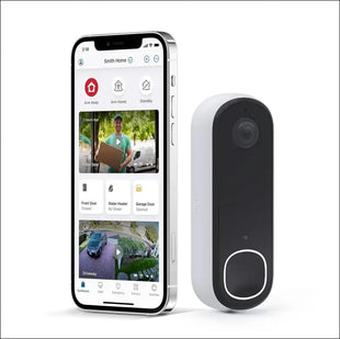 Arlo Video Doorbell 2K (2nd Generation) – Battery Operated or Wired Doorbell, Smart Wi-Fi, Two-Way Audio, Night Vision, Security Camera,