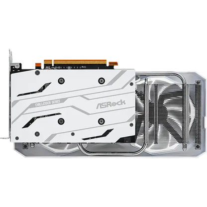 Asrock AMD Radeon RX 6600 Challenger White 8GB GDDR6 Graphics Card 0Db Silent Cooling 128-Bit 7680 X 4320 Displayport