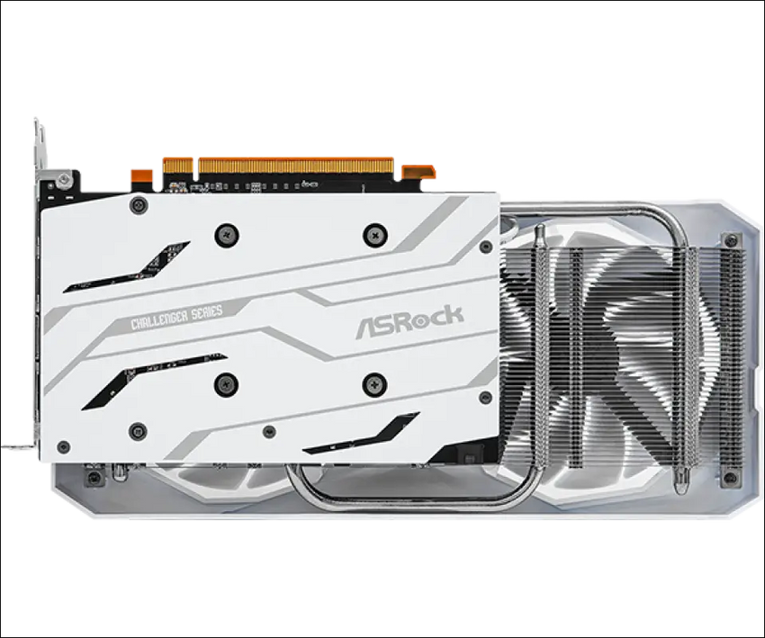 Asrock AMD Radeon RX 6600 Challenger White 8GB GDDR6 Graphics Card 0Db Silent Cooling 128-Bit 7680 X 4320 Displayport