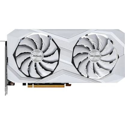 Asrock AMD Radeon RX 6600 Challenger White 8GB GDDR6 Graphics Card 0Db Silent Cooling 128-Bit 7680 X 4320 Displayport