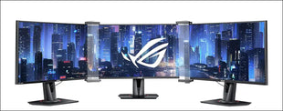 ASUS 90LA00E0-B01900 ROG Bezel-Free Kit, Universal monitor design, Compatible with Flat monitors under 27 inches with a four-sided frameless
