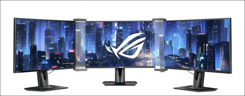 ASUS 90LA00E0-B01900 ROG Bezel-Free Kit Universal monitor design Compatible with Flat monitors under 27 inches