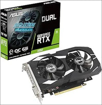 ASUS Dual Geforce RTX 3050 OC Edition 6GB GDDR6 Gaming Graphics Card (Nvidia RTX3050 DLSS Pcie 4.0 1X HDMI 2.1A