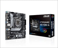 ASUS PRIME H510M-A R2.0 Motherboard Socket Intel LGA1200 (Intel H470 Chipset, mATX, DDR4, USB 3.2 Gen 1, M.2, 1GB Ethernet, Aura Sync)