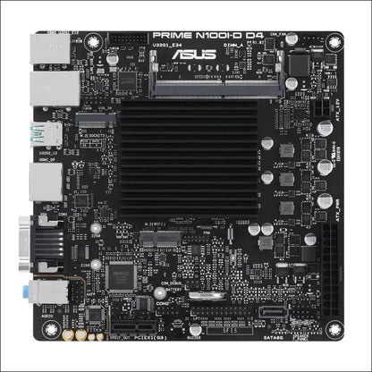 ASUS Prime N100I-D D4 Intel N100 Intel N100 Processor PCIe 3.0 USB 3.2 Gen 2 M.2 DDR4 Motherboard