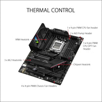 ASUS ROG Strix B650E-F Gaming WiFi AMD Ryzen AM5 ATX Motherboard, 12 + 2 Power Stages, DDR5, Three M.2 Slots, PCIe 5.0, WiFi 6E, 2.5G LAN, USB 3.2 Gen 2x2 Type-C Port, and Aura...