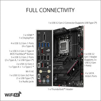 ASUS ROG Strix B650E-F Gaming WiFi AMD Ryzen AM5 ATX Motherboard, 12 + 2 Power Stages, DDR5, Three M.2 Slots, PCIe 5.0, WiFi 6E, 2.5G LAN, USB 3.2 Gen 2x2 Type-C Port, and Aura...
