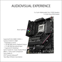 ASUS ROG Strix B650E-F Gaming WiFi AMD Ryzen AM5 ATX Motherboard, 12 + 2 Power Stages, DDR5, Three M.2 Slots, PCIe 5.0, WiFi 6E, 2.5G LAN, USB 3.2 Gen 2x2 Type-C Port, and Aura...