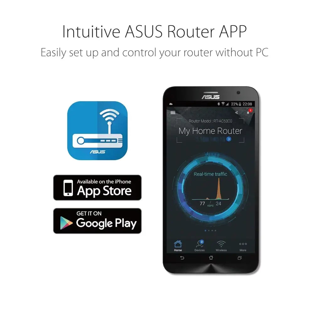 ASUS RT-AX58U routeur sans fil Gigabit Ethernet Bi-Bande (2,4 GHz / 5 GHz)