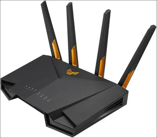 ASUS TUF Gaming AX3000 V2 Dual Band WLAN Combinable Router (Tethering as 4G and 5G Router Replacement, WiFi 6, up to 3000 Mbps, Mobile Game Mode,