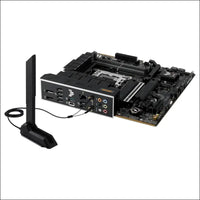 ASUS TUF Gaming B760M-PLUS WiFi II Motherboard Intel B760 LGA 1700 mATX (PCIe 5.0, M.2, DDR5, WiFi 6E, Q Antenna, Realtek 2.5GB Ethernet, DP, HDMI, SATA 6Gbps, USB Type-C,...
