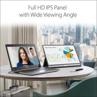 ASUS ZenScreen 15.6" 1080P FHD Portable Monitor (MB16ACE) - IPS USB-C & USB 3.0 Travel Display for Laptop & MacBook, Flicker-Free With Blue Light Filter and Smart Cover