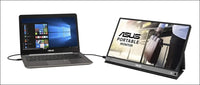 ASUS ZenScreen 15.6" 1080P FHD Portable Monitor (MB16ACE) - IPS USB-C & USB 3.0 Travel Display for Laptop & MacBook, Flicker-Free With Blue Light Filter and Smart Cover
