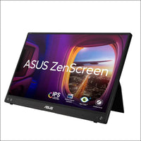 ASUS ZenScreen 15.6" 1080P FHD Portable Monitor (MB16ACV) - IPS USB-C & USB 3.0 Travel Display With Kickstand, Antibacterial Treatment for Laptop & MacBook