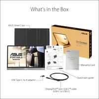 ASUS ZenScreen Portable Monitor 14" 1080P FHD Laptop Monitor (MB14AC) - IPS USB-C & USB 3.0Travel Monitor, Flicker-Free and Blue Light Filter w/Smart Cover, External Monitor for...