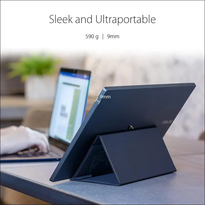 ASUS ZenScreen Portable Monitor 14" 1080P FHD Laptop Monitor (MB14AC) - IPS USB-C & USB 3.0Travel Monitor, Flicker-Free and Blue Light Filter w/Smart Cover, External Monitor for...