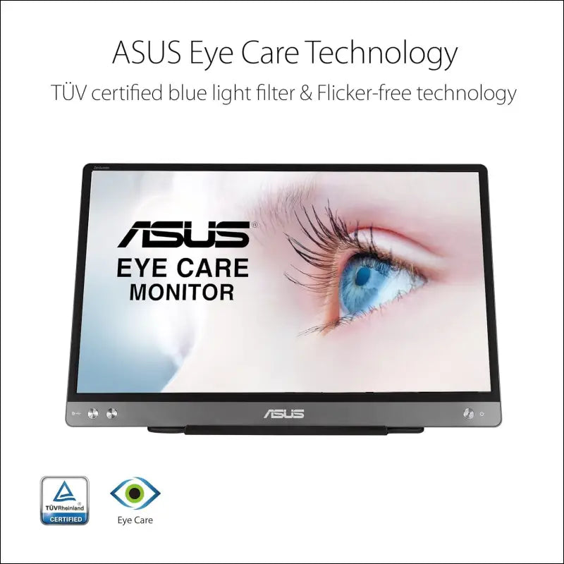 ASUS ZenScreen Portable Monitor 14" 1080P FHD Laptop Monitor (MB14AC) - IPS USB-C & USB 3.0Travel Monitor, Flicker-Free and Blue Light Filter w/Smart Cover, External Monitor for...