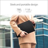 ASUS ZenScreen Portable Monitor 15.6" 1080P FHD (MB166C) - IPS USB-C Travel Display for Laptop & MacBook, Flicker-Free and Blue Light Filter With Smart Cover