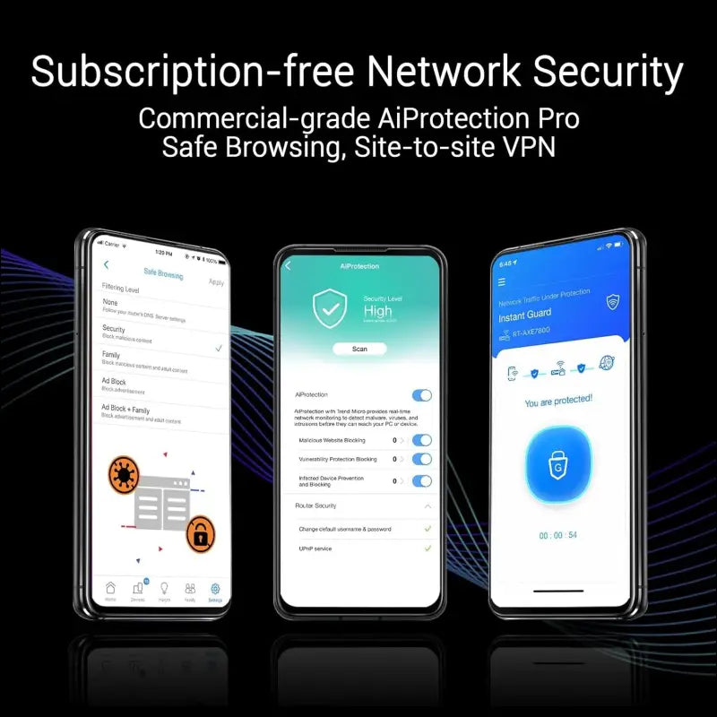 ASUS ZenWiFi BQ16 BE2500 Quad Band WiFi7 Mesh Router (up to 370 m² Coverage, 2 x 10G Ports, Smart Home Master with Multi-SSD for IoT, VPN and Child Control, 4G & 5G Mobile...